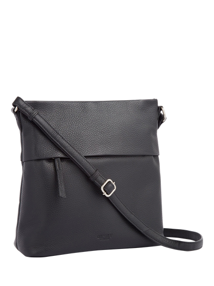 OSPREY LONDON Lyra Leather Crossbody Bag - view 2, Black