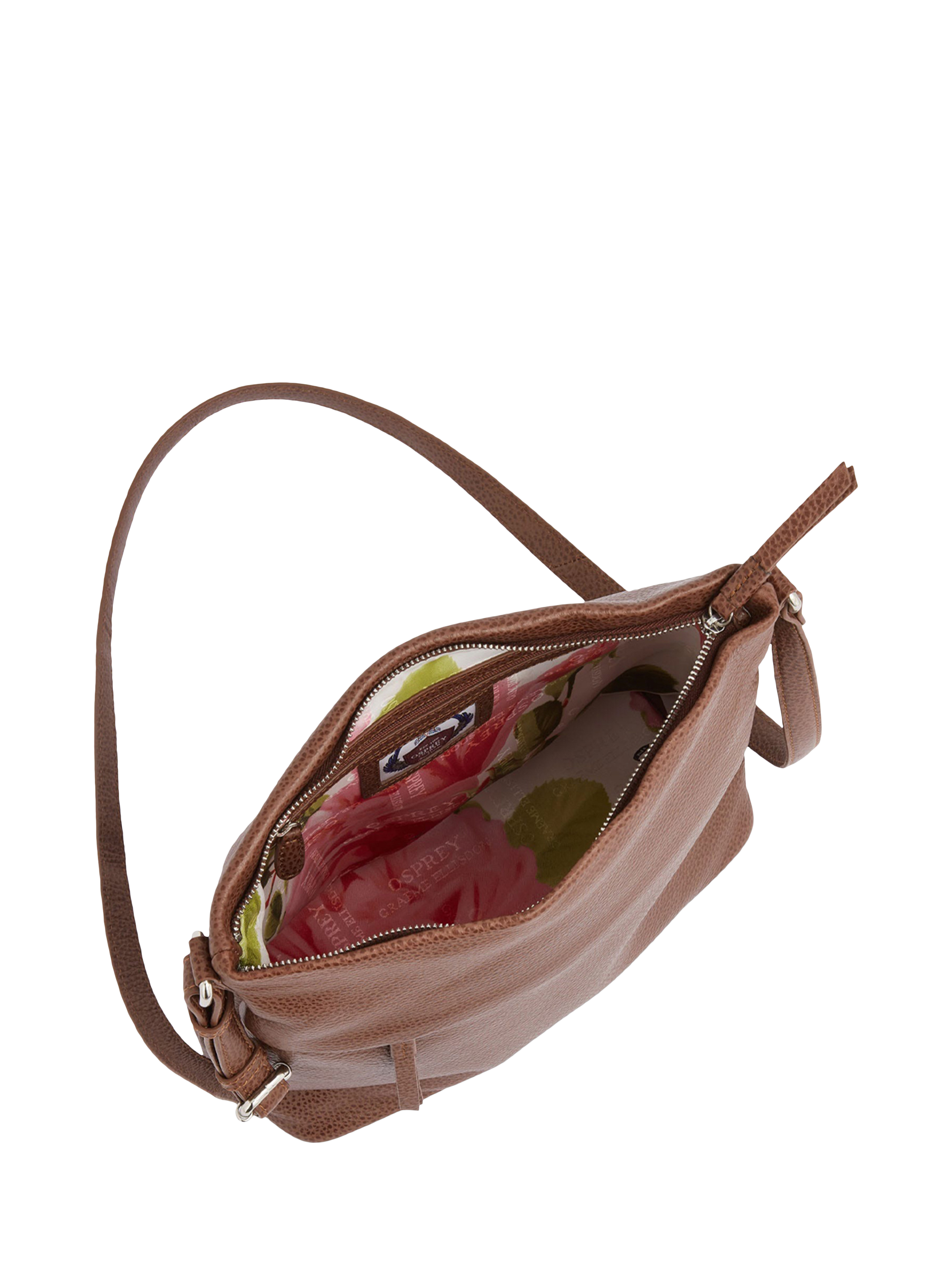 osprey brown leather crossbody bag Daylite Shoulder Sling Impeccably crafted in luxuriously supple grainy hide leather Womens Osprey London Red The