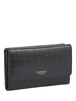OSPREY LONDON Kellie Leather Matinee Purse - view 2, Black