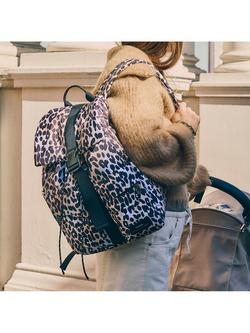 Finnsøn Elise Backpack Changing Bag, Leopard - view 2, Leopard