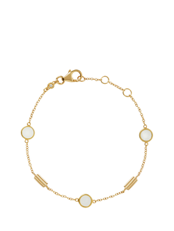 Astley Clarke Stilla Mother Of Pearl Bracelet, Gold, Gold
