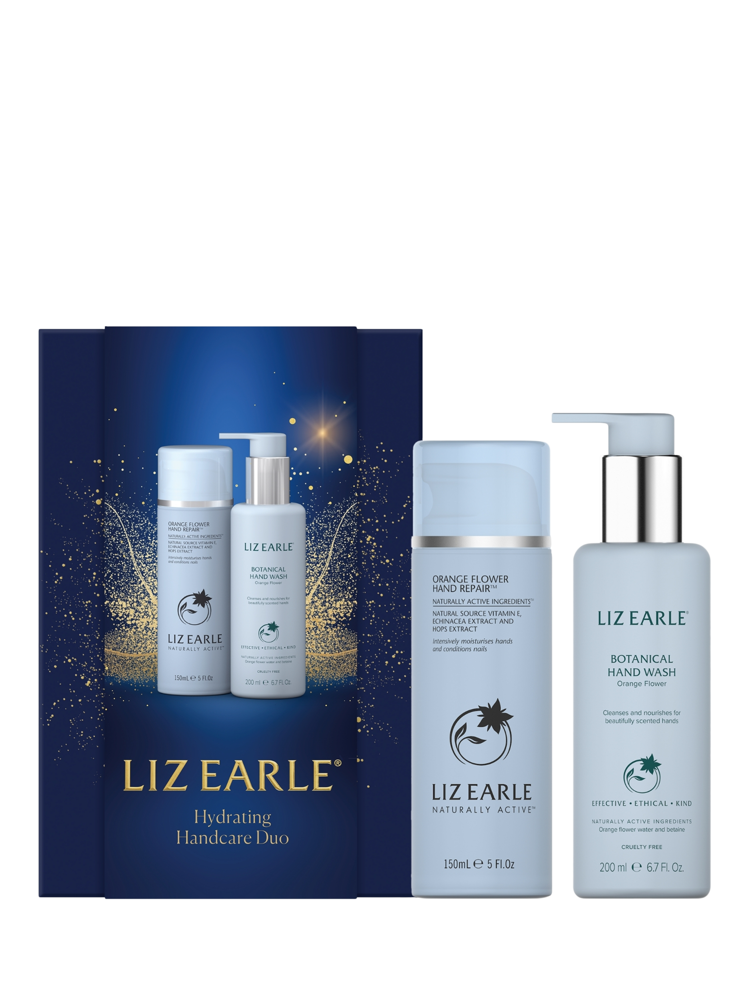 Product image 1 of 4, which shows Liz Earle Hydrating Handcare Duo Gift Set