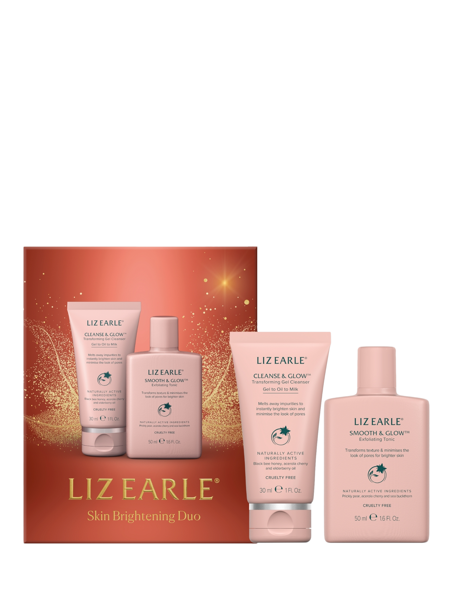 Product image 1 of 4, which shows Liz Earle Skin Brightening Duo Gift Set