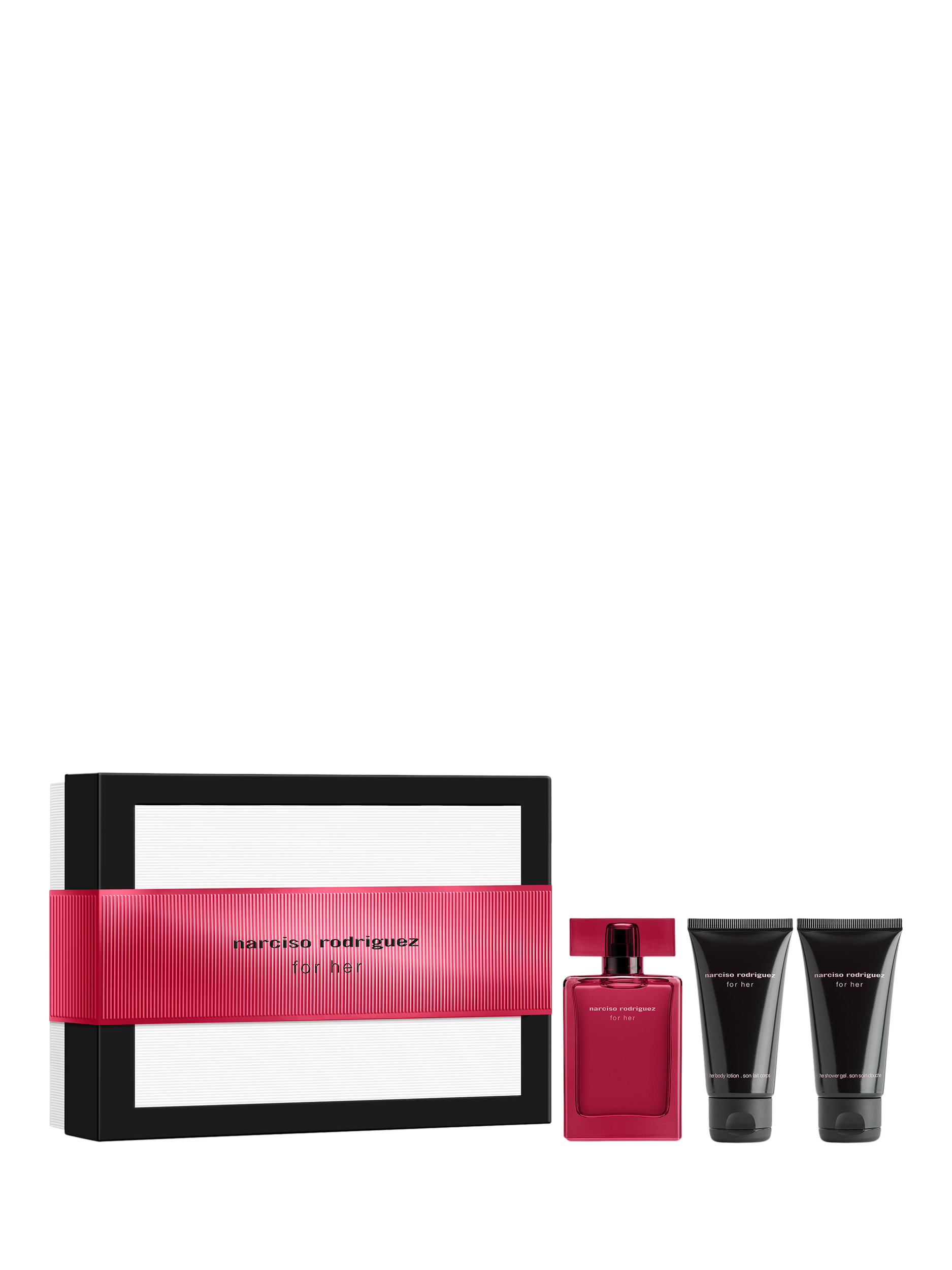 Product image 1 of 5, which shows Narciso Rodriguez For Her Eau de Parfum Intense 50ml Fragrance Gift Set