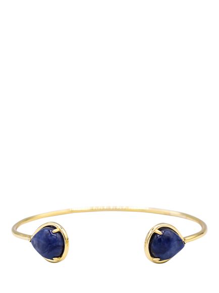My Jewellery List Tess Daly Semi Precious Teardrop Bangle, Yellow Gold, Yellow Gold