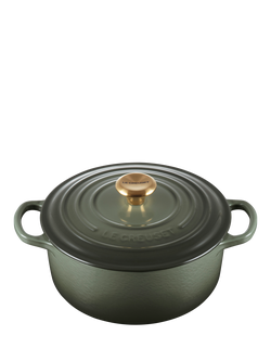 Le Creuset Cast Iron Signature Round Casserole, Thyme