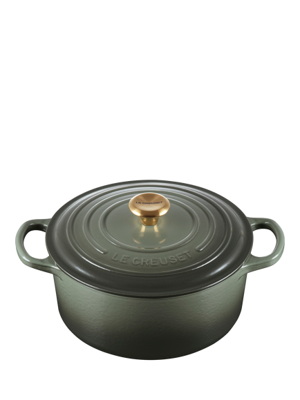 Le Creuset Cast Iron Signature Round Casserole, Thyme