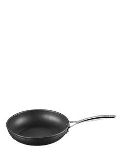 Le Creuset Taste Le Creuset Collection Toughened Non-Stick Deep Frying Pan, 26cm - view 2, Matte Black