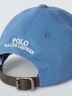 Ralph Lauren Stretch Cotton Twill Pony Baseball Cap, Blue - view 2, Blue