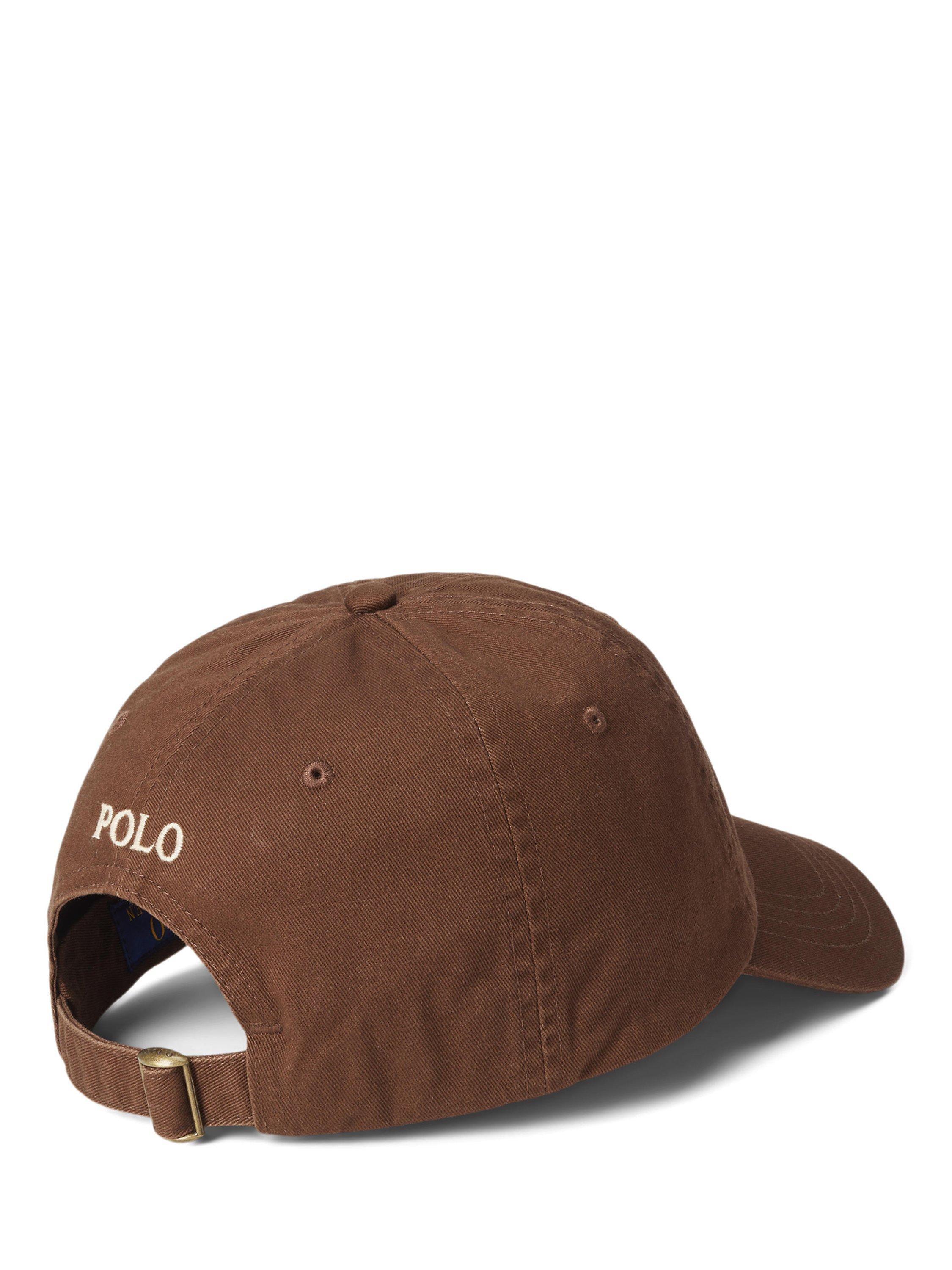 Polo Ralph Lauren Iconic Cotton Chino Baseball Cap, Cooper Brown