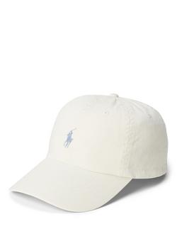 Ralph Lauren Iconic Cotton Chino Baseball Cap, Guide Cream