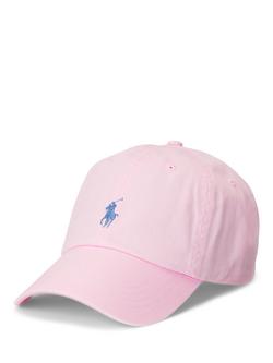 Ralph Lauren Iconic Cotton Chino Baseball Cap, Carmel Pink