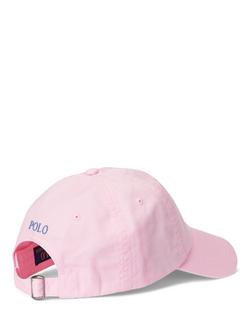 Ralph Lauren Iconic Cotton Chino Baseball Cap - view 2, Carmel Pink