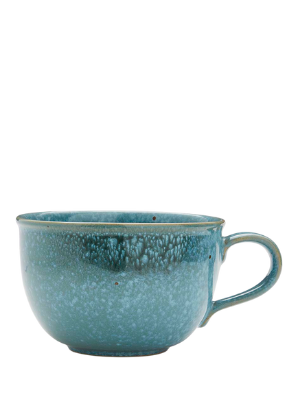 Portmeirion Minerals Jumbo Stoneware Mug, 600ml, Jade, Blue