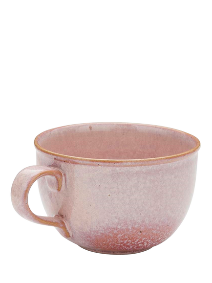 Portmeirion Minerals Jumbo Stoneware Mug, 600ml, Rose - view 2, Pink
