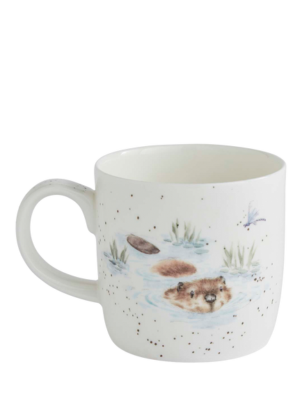 Wrendale Designs The Arborist Beaver Fine Bone China Mug, 310ml - view 2, Multi