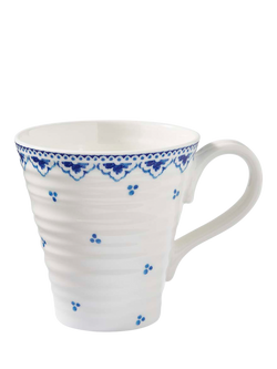 Sophie Conran for Portmeirion Blue Porcelain Mug, 350ml, Multi