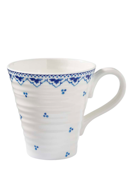 Sophie Conran for Portmeirion Blue Porcelain Mug, 350ml, Multi