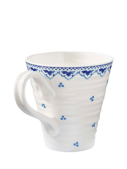 Sophie Conran for Portmeirion Blue Porcelain Mug, 350ml - view 2, Multi