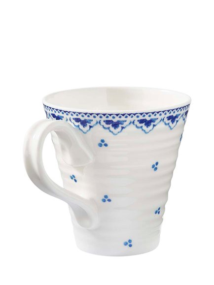 Sophie Conran for Portmeirion Blue Porcelain Mug, 350ml - view 2, Multi
