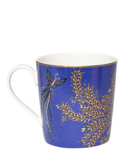 Sara Miller Anniversary Collection Fine China Mug, 344ml, Blue - view 2, Multi