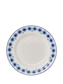 Sophie Conran for Portmeirion Blue Porcelain Side Plate, 20.5cm - view 2, Multi