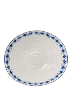 Sophie Conran for Portmeirion Blue Porcelain Medium Salad Bowl, 28.5cm - view 2, Multi
