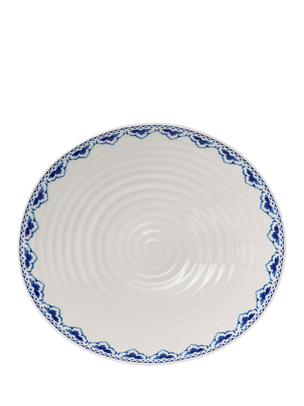 Sophie Conran for Portmeirion Blue Porcelain Small Salad Bowl, 24cm - view 2, Multi