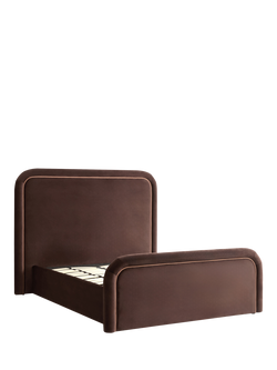 MADE Etta Ottoman Storage Bed, Double, Chocolate - view 2, Chocolate