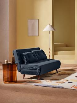 MADE Haru Sofa Bed, W146cm, Ocean Blue - view 2, Navy