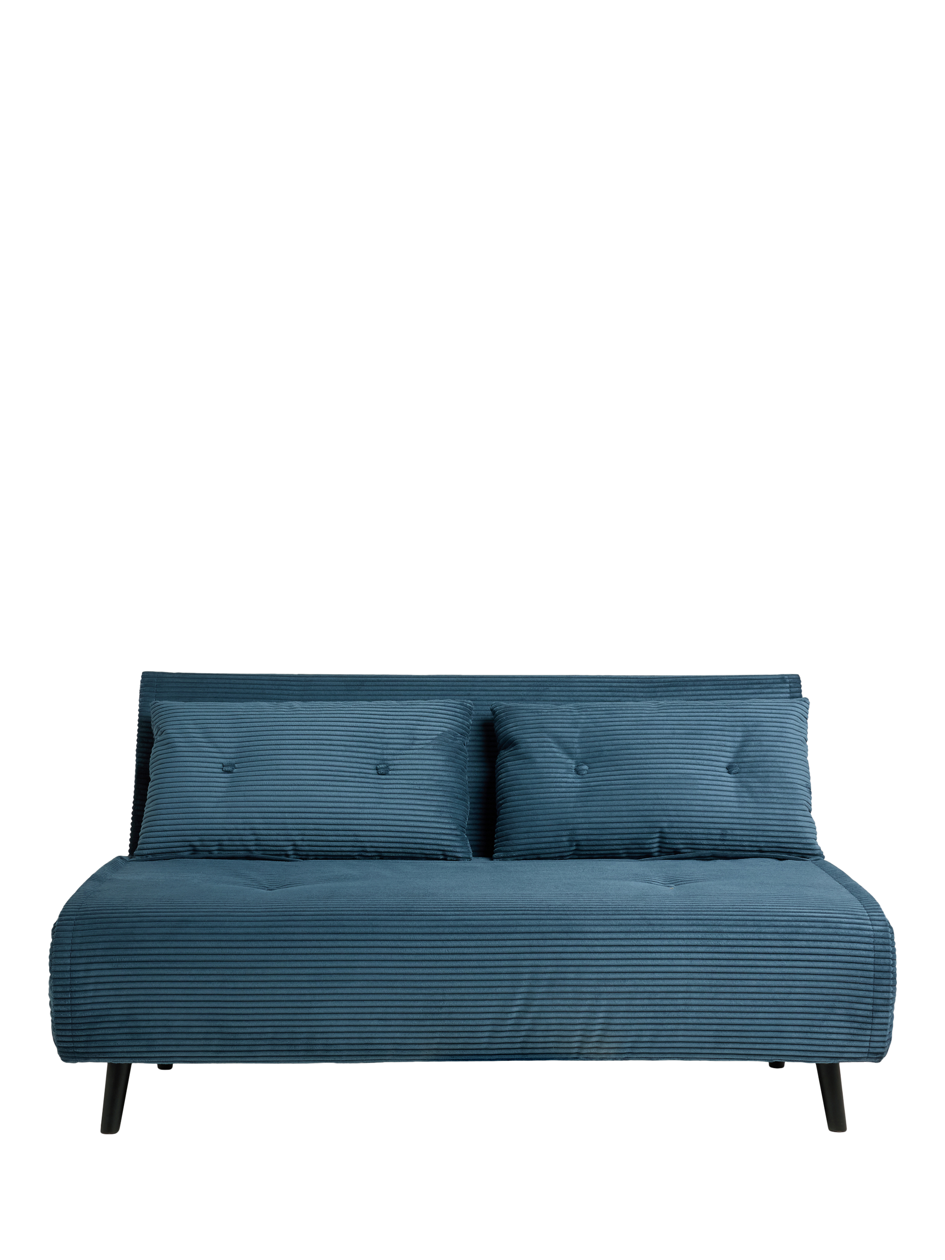 Haru Range, MADE Haru Cord Sofa Bed, W146cm, Steel Blue