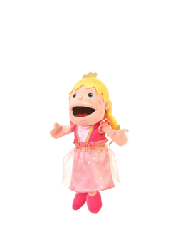 Bigjigs Toys Princess Moving Mouth Hand Puppet, Multicoloured