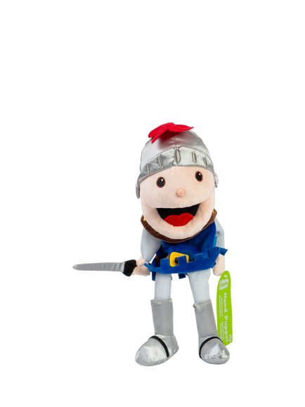 Bigjigs Toys Knight Moving Mouth Hand Puppet - view 2, Multicoloured