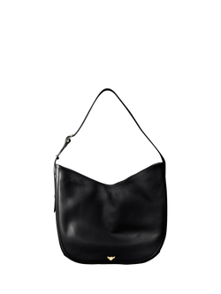 Apatchy London Emma Leather Shoulder Bag, Black
