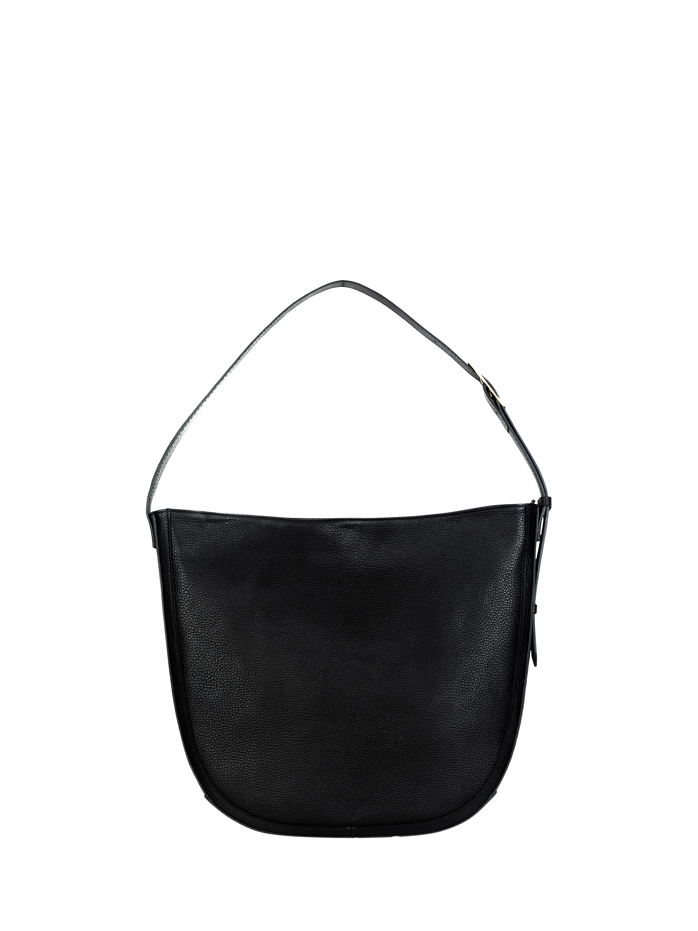 Product image 4 of 5, which shows Apatchy London Emma Leather Shoulder Bag, Black