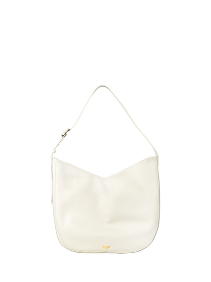 Apatchy London Emma Leather Shoulder Bag, Stone