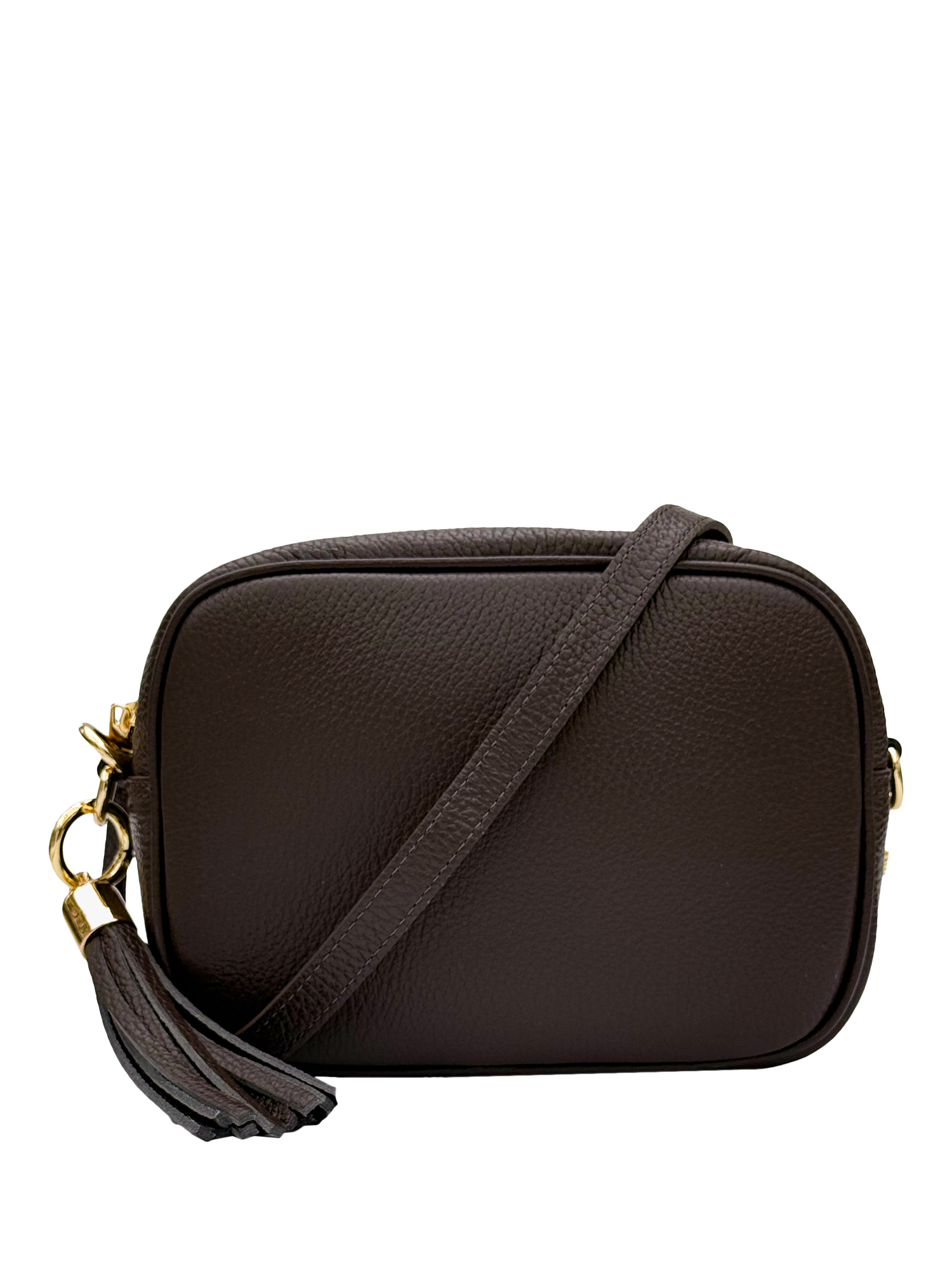 Product image 2 of 5, which shows Apatchy London Leather Camera Bag, Chocolate