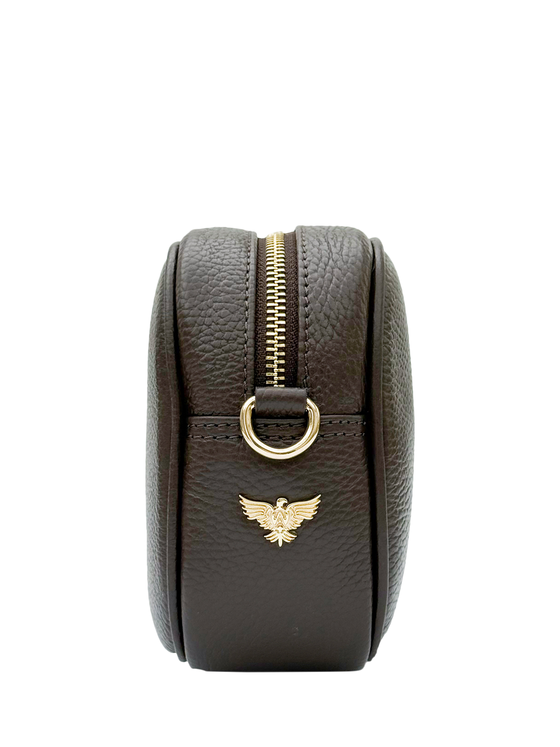 Product image 3 of 5, which shows Apatchy London Leather Camera Bag, Chocolate