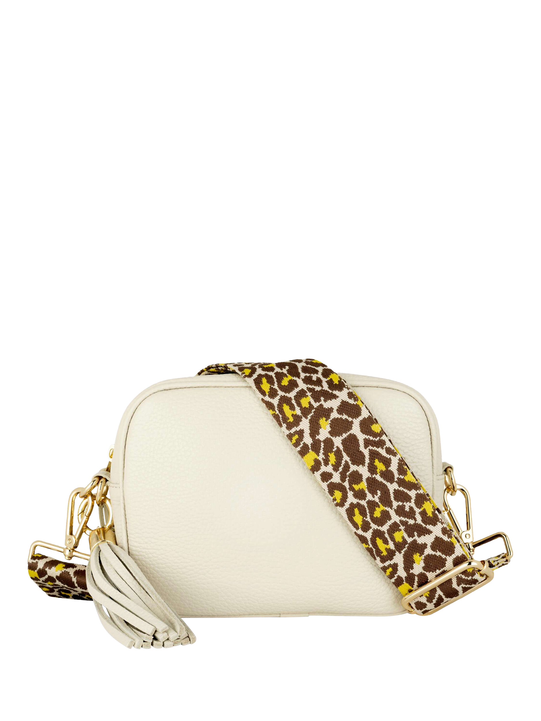 Product image 1 of 5, which shows Apatchy London Leather Camera Bag, Stone