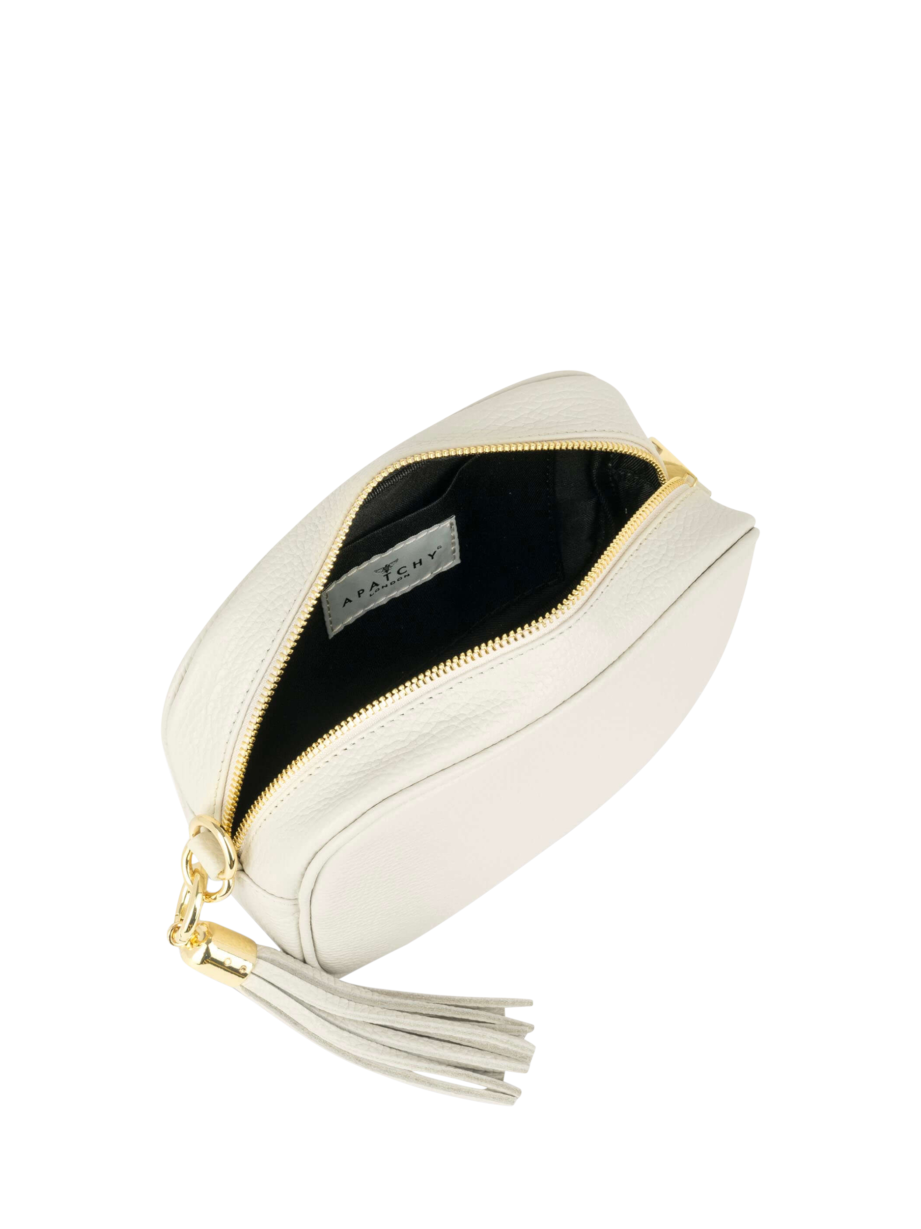 Product image 4 of 5, which shows Apatchy London Leather Camera Bag, Stone