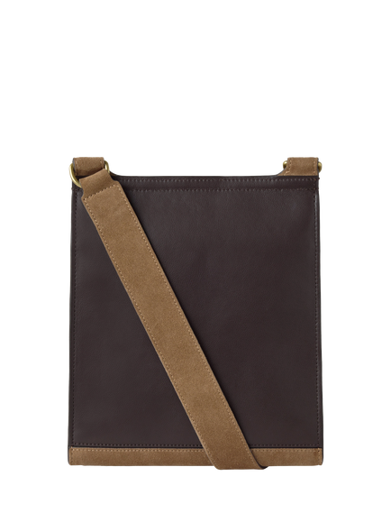 Mulberry Antony Suede Crossbody Satchel Bag, Salcombe Sand - view 2, Salcombe Sand