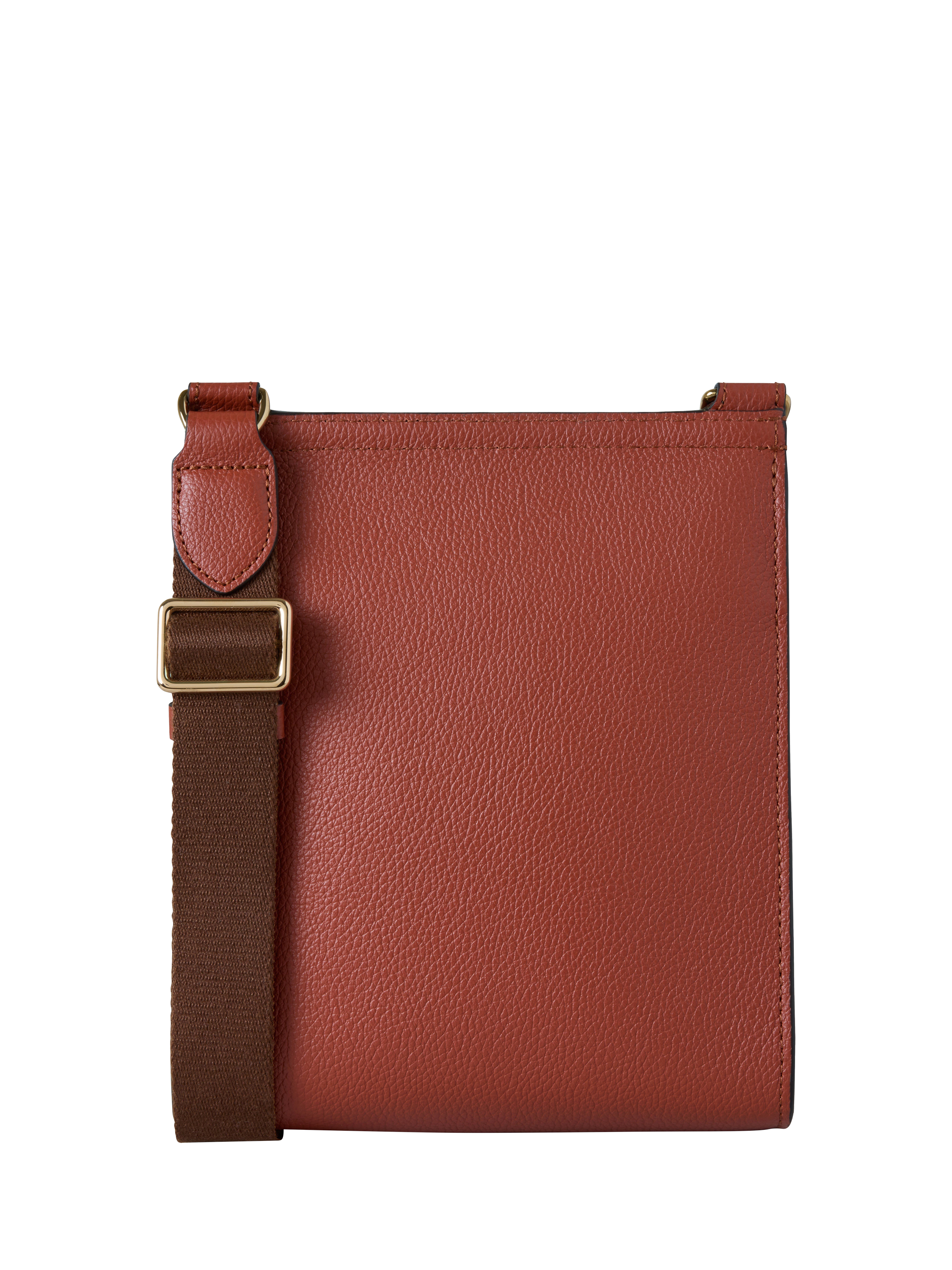 Product image 2 of 5, which shows Mulberry Small Antony Classic Grain Leather Satchel, Rust