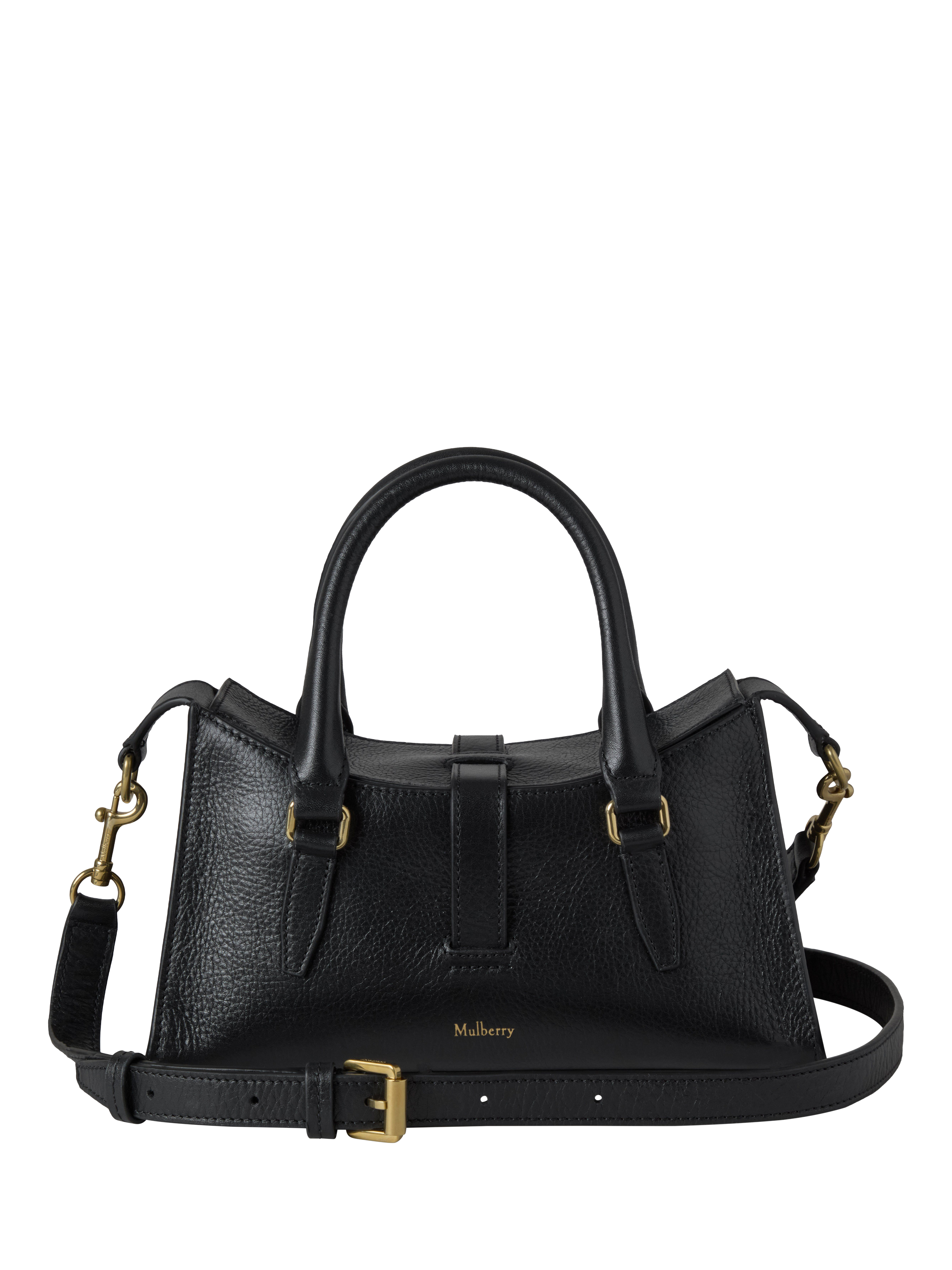 Product image 3 of 7, which shows Mulberry Leather Mini Roxanne Bag, Black