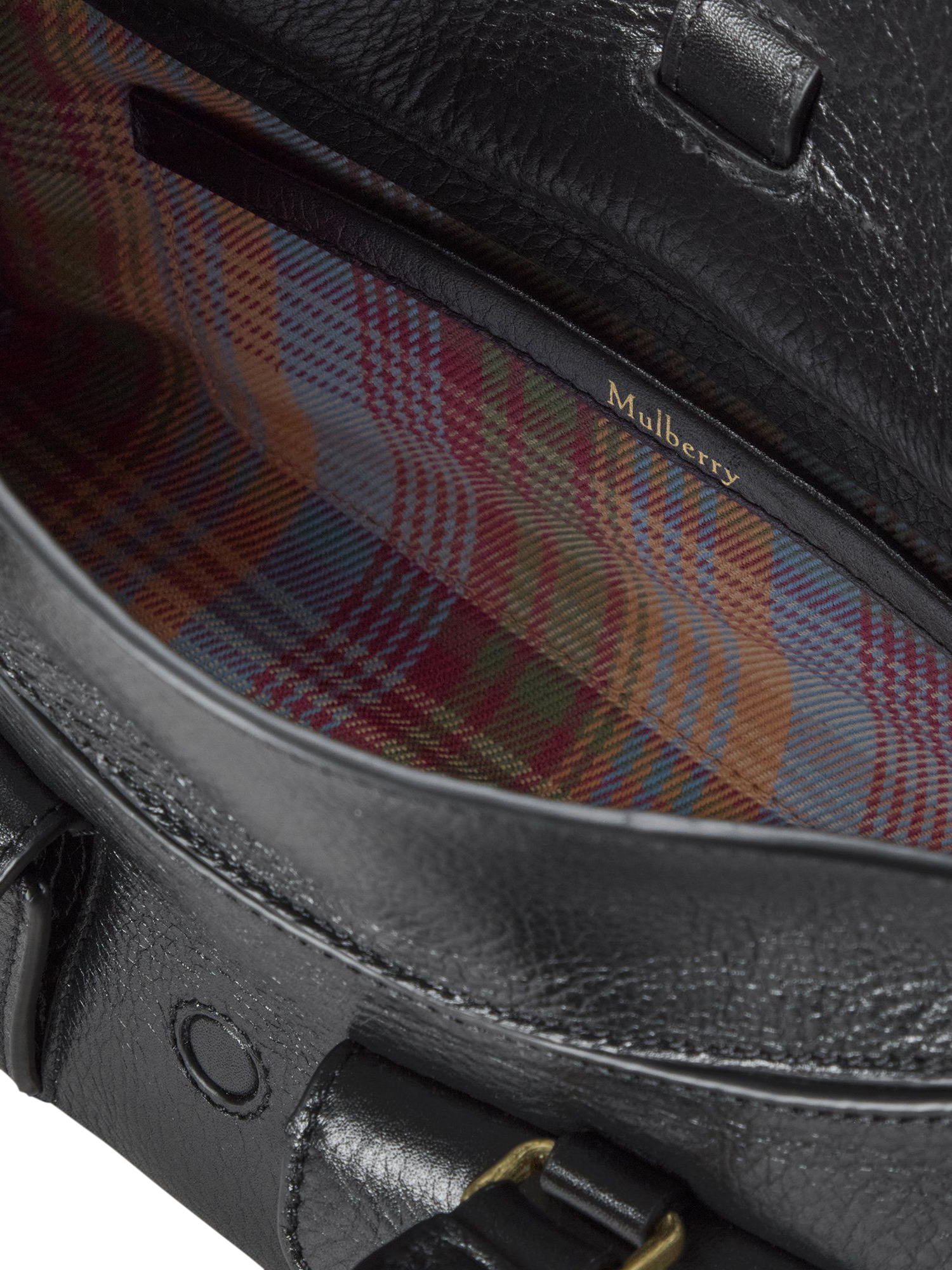 Product image 6 of 7, which shows Mulberry Leather Mini Roxanne Bag, Black