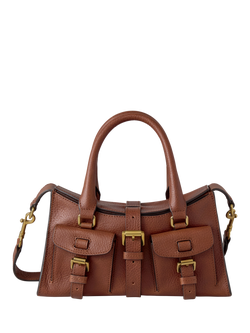 Mulberry Leather Mini Roxanne Bag, Oak, Oak