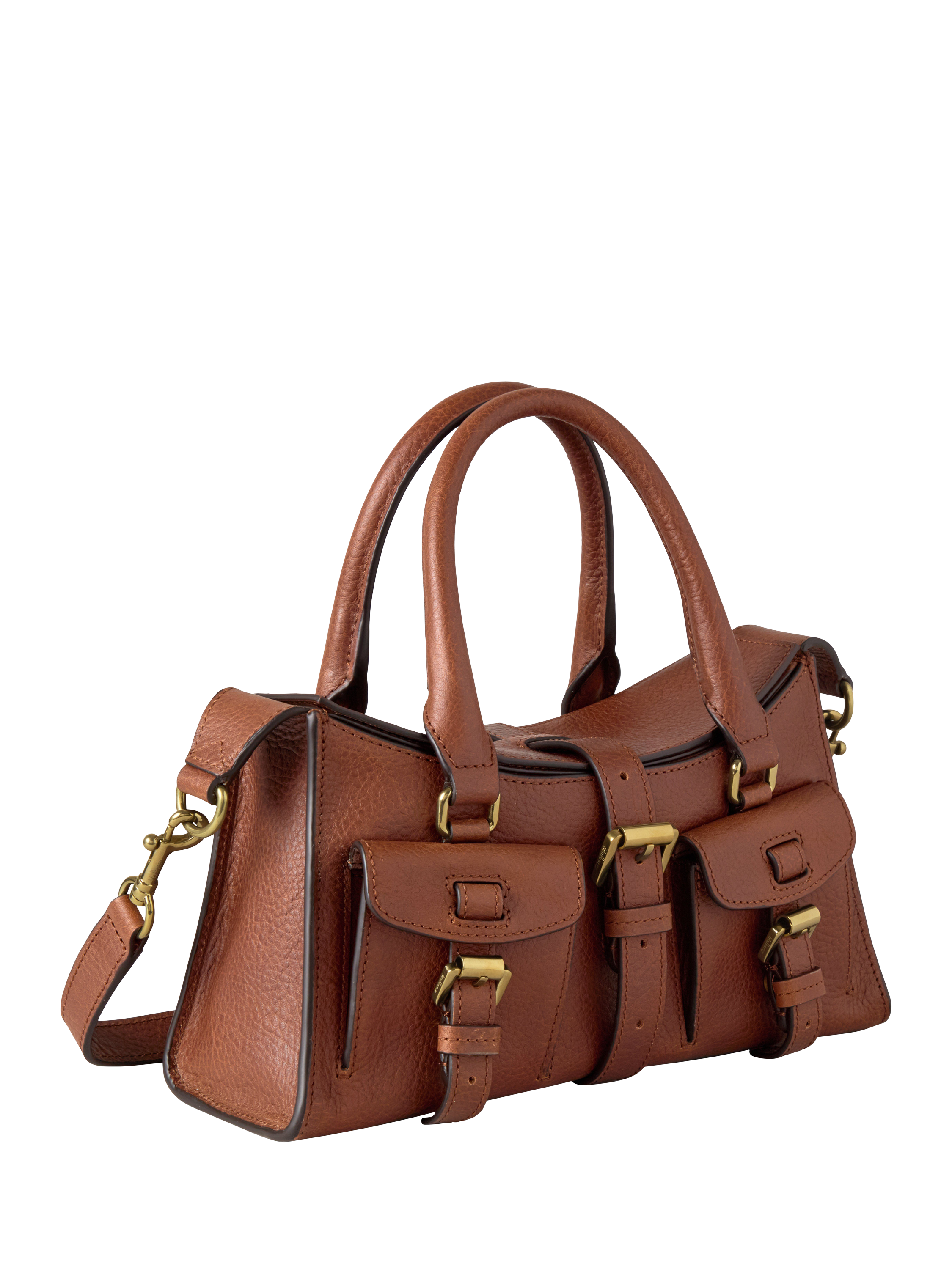 Product image 4 of 6, which shows Mulberry Leather Mini Roxanne Bag, Oak