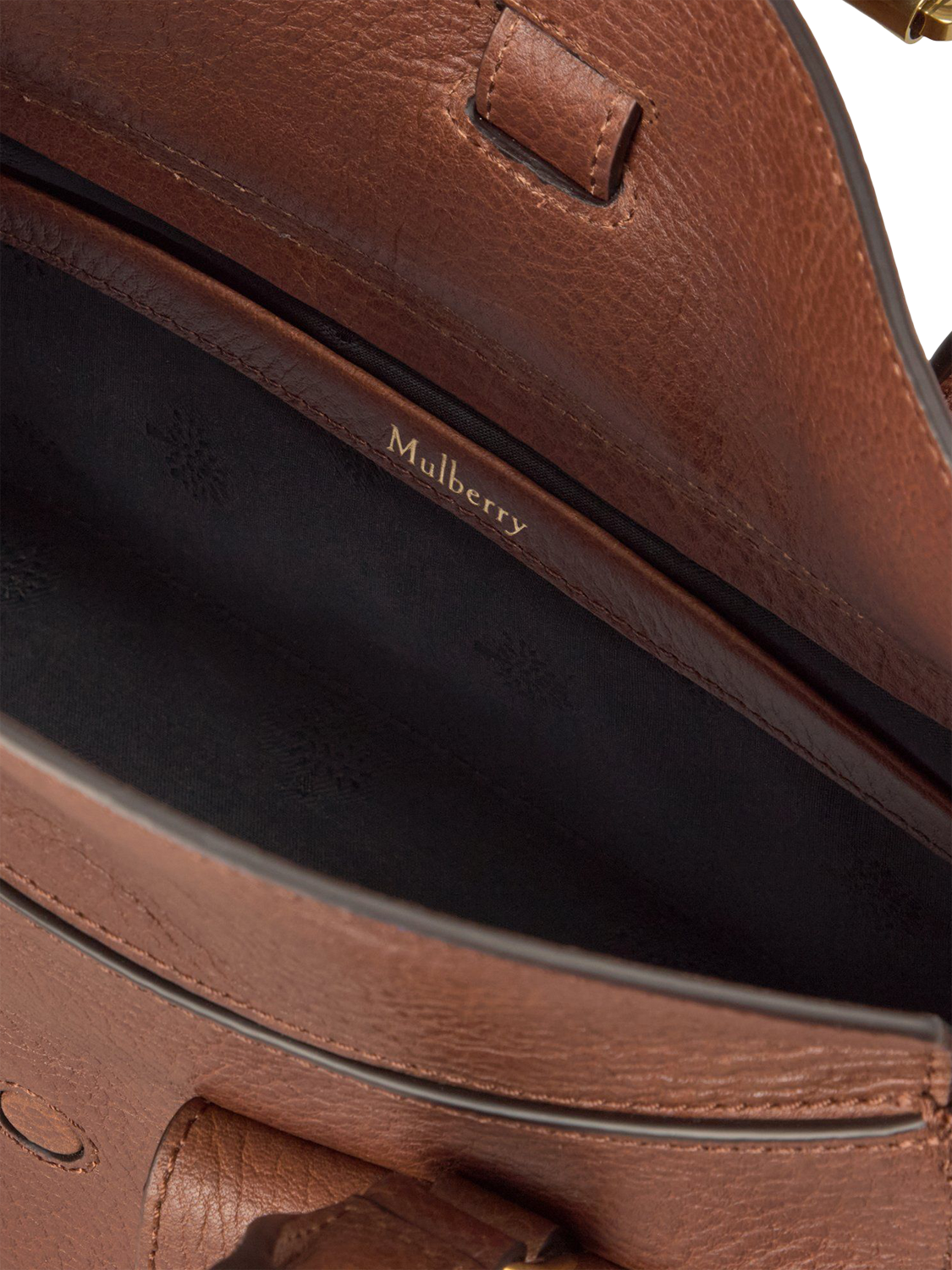 Product image 6 of 6, which shows Mulberry Leather Mini Roxanne Bag, Oak