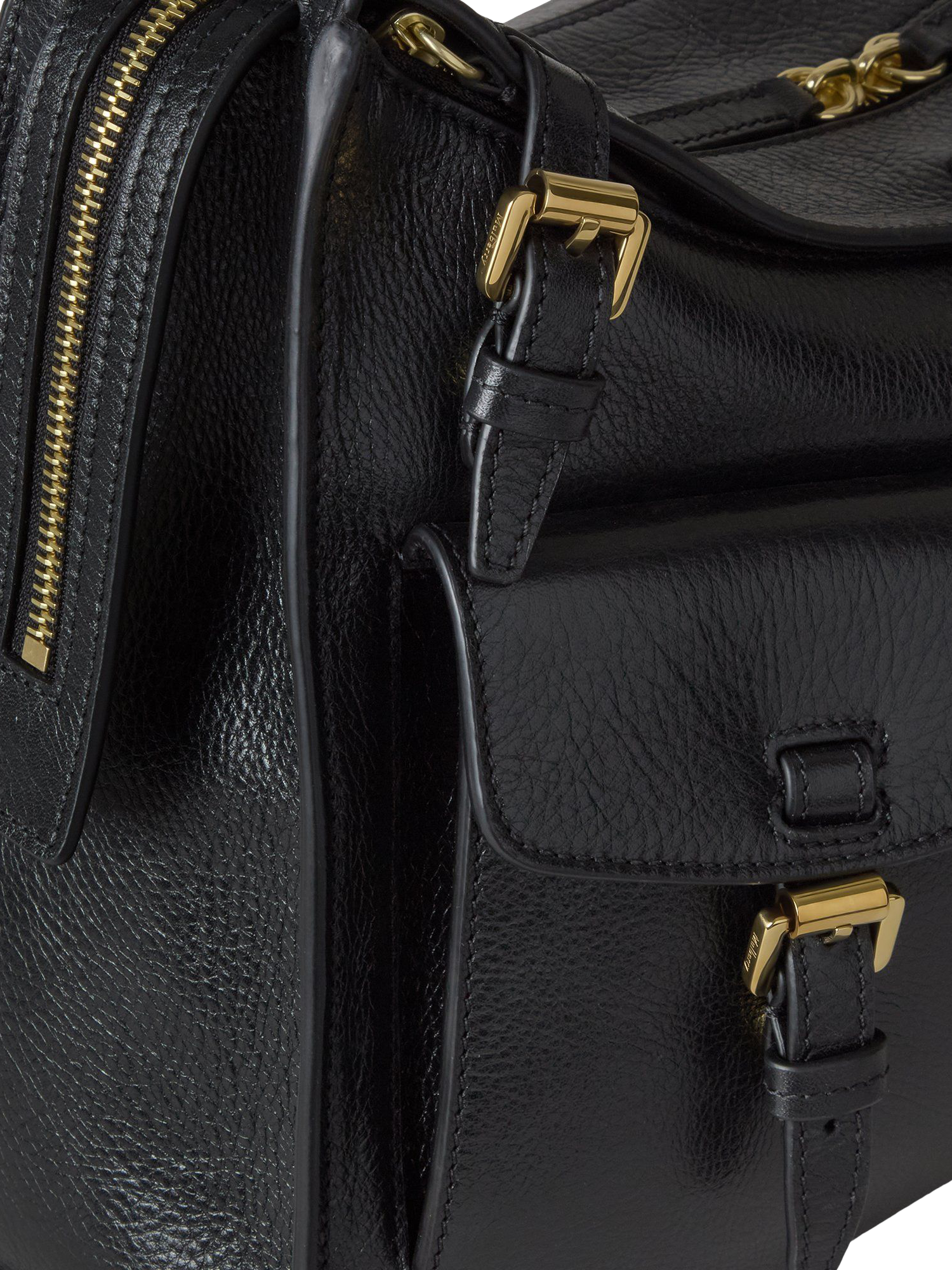 Product image 5 of 6, which shows Mulberry Roxanne Leather Shoulder Bag, Black