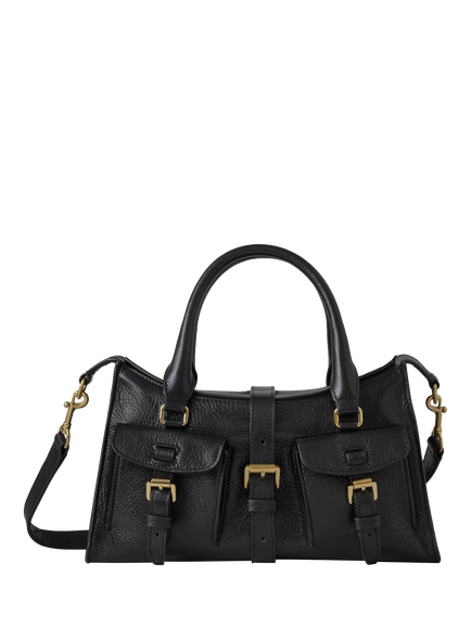Mulberry Small Roxanne Leather Shoulder Bag, Black