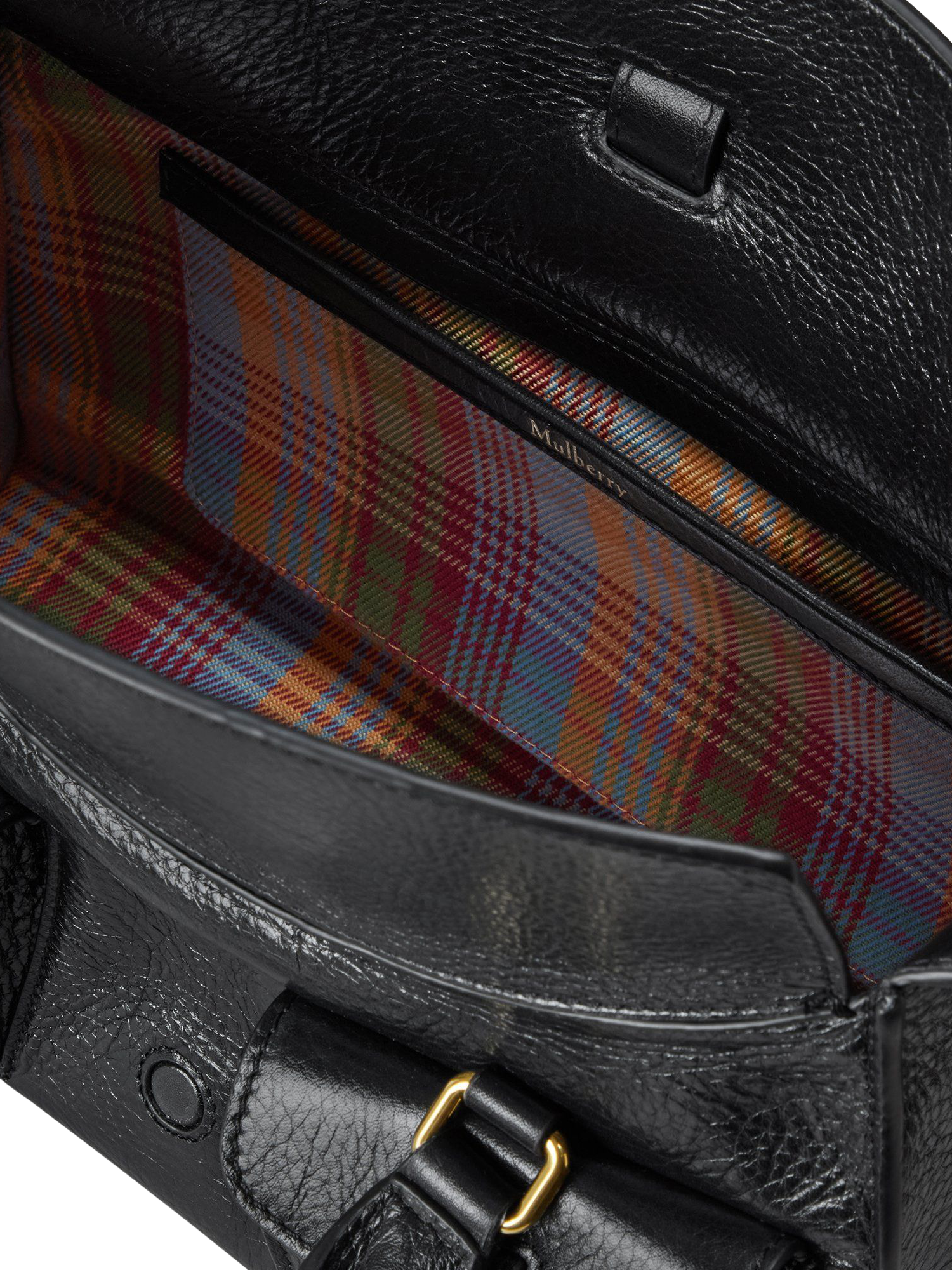 Product image 6 of 6, which shows Mulberry Small Roxanne Leather Shoulder Bag, Black